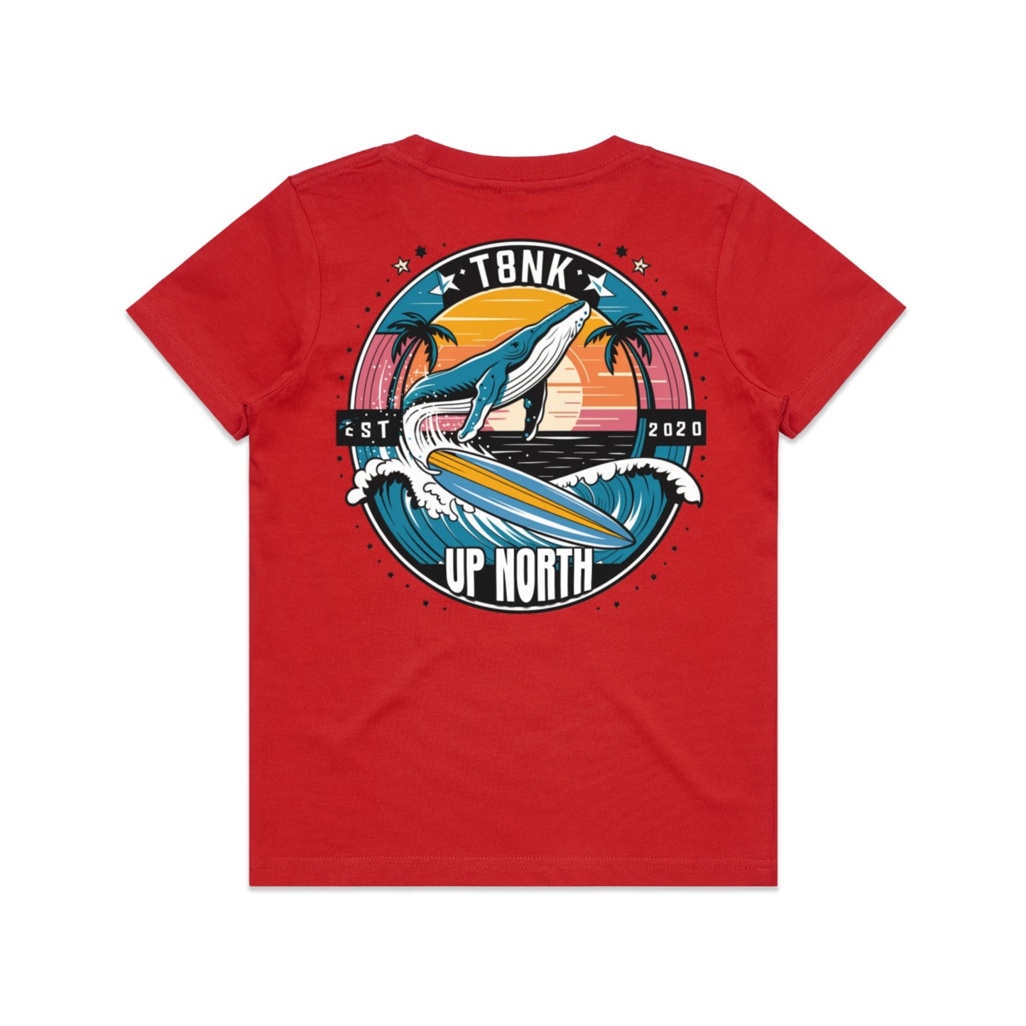 WHALE SURFING KIDS TEE
