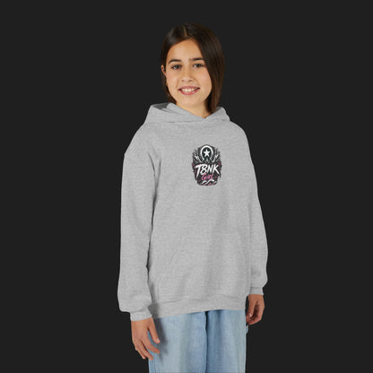 T8NK Girl Youth Hoodie | Beach Bike Skull Graphic Sweatshirt