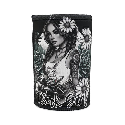 SHE RIDES HER OWN STUBBY COOLER - T8NK GIRL
