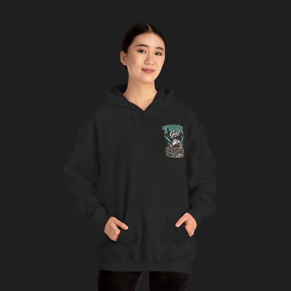 T8NK GIRL | Motorcycle Hoodie - "Waves, Wheels & Wild Hearts" Biker Sweatshirt