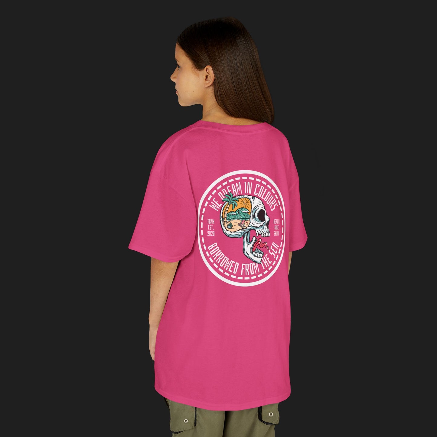 Kids Dream In Colours T-Shirt | Skull Graphic Tee