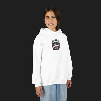 T8NK Girl Youth Hoodie | Beach Bike Skull Graphic Sweatshirt