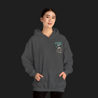 T8NK GIRL | Motorcycle Hoodie - "Waves, Wheels & Wild Hearts" Biker Sweatshirt