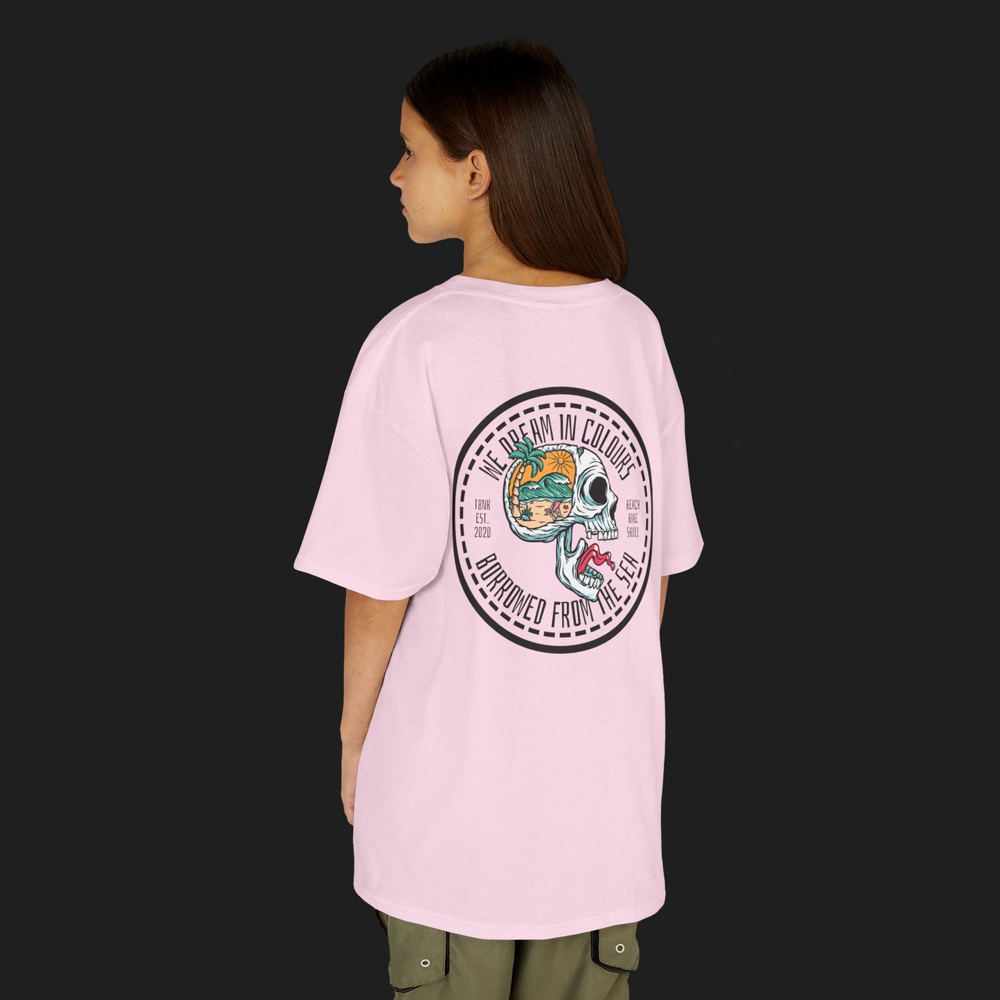 Kids Dream In Colours T-Shirt | Skull Graphic Tee