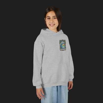 Youth Surf Vibes Hoodie | Beach Bike Skull Wild Since 2020