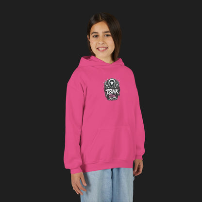 T8NK Girl Youth Hoodie | Beach Bike Skull Graphic Sweatshirt