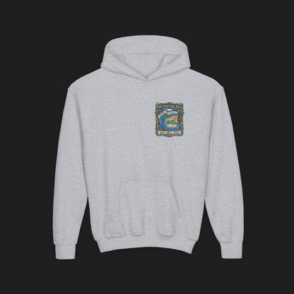 Youth Surf Vibes Hoodie | Beach Bike Skull Wild Since 2020