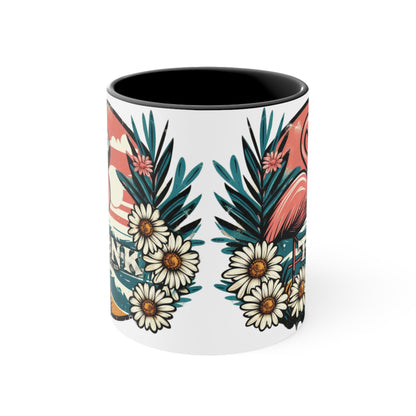 TROPICAL VIBES FLAMINGO MUG- T8NK