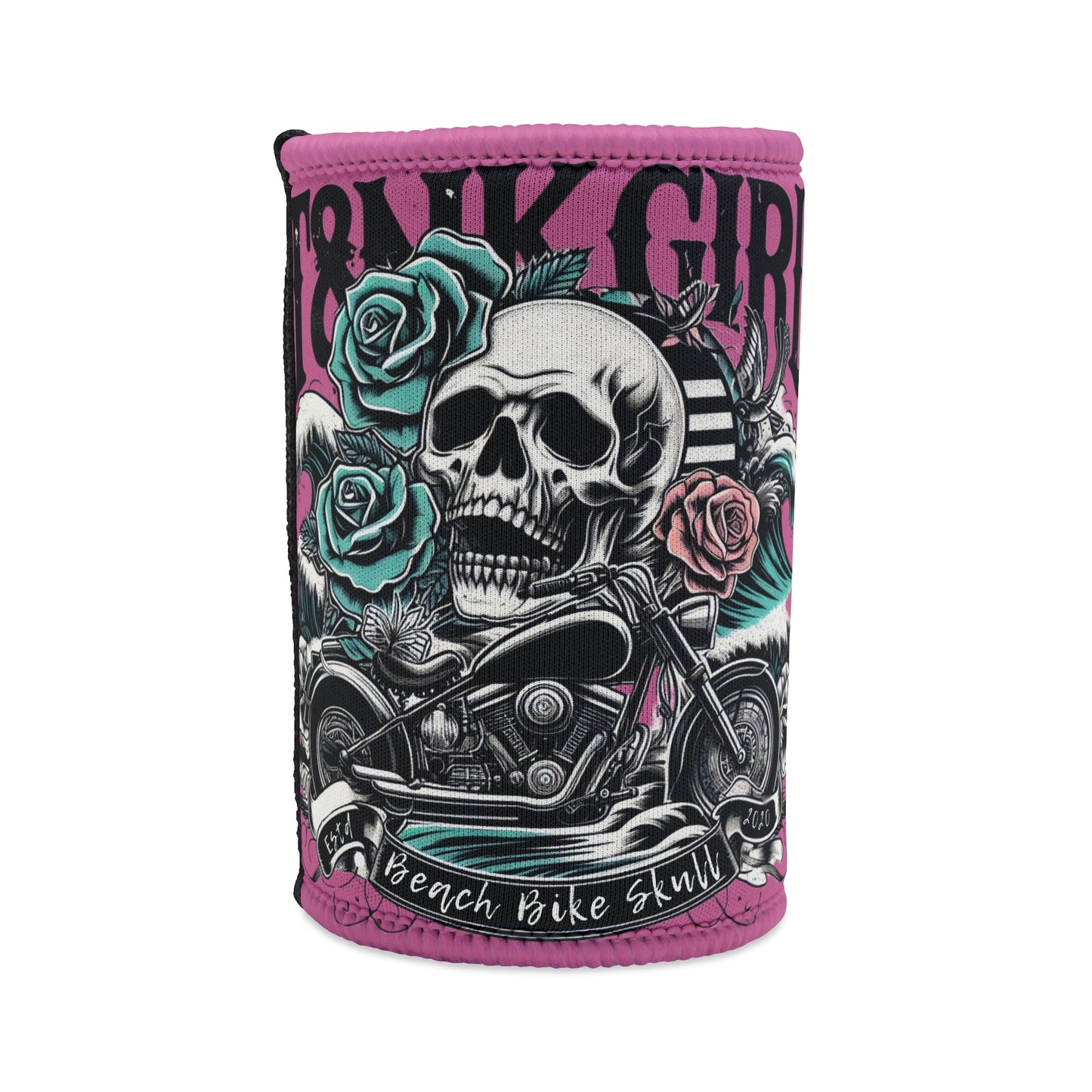 PUNK SKULL STUBBY COOLER - T8NK GIRL