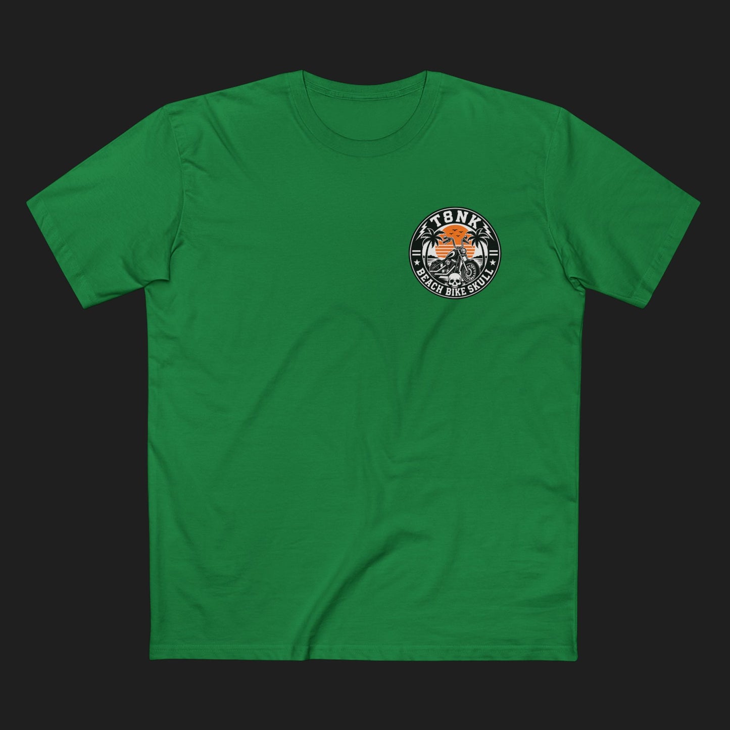 T8NK | Unisex Beach Bike Skull Tee