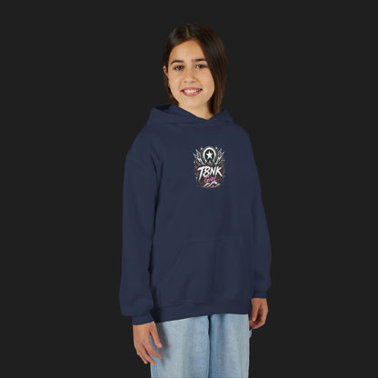 T8NK Girl Youth Hoodie | Beach Bike Skull Graphic Sweatshirt