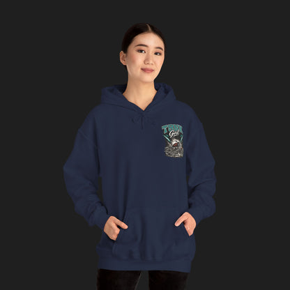 T8NK GIRL | Motorcycle Hoodie - "Waves, Wheels & Wild Hearts" Biker Sweatshirt
