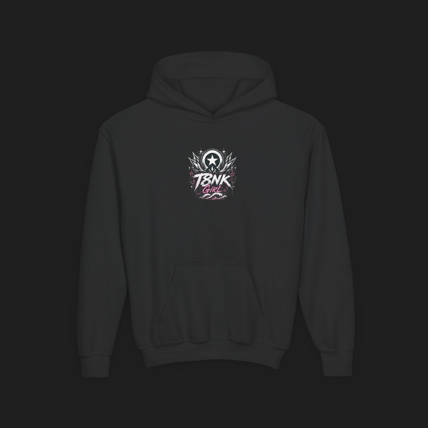 T8NK Girl Youth Hoodie | Beach Bike Skull Graphic Sweatshirt