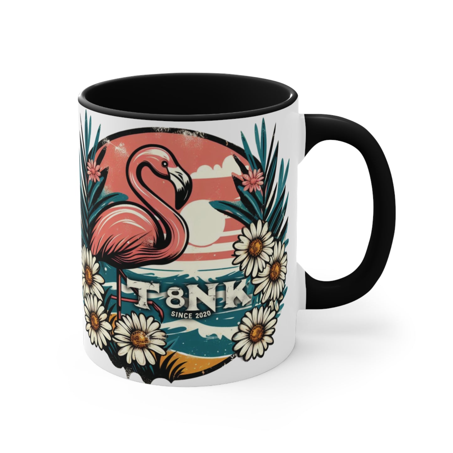 TROPICAL VIBES FLAMINGO MUG- T8NK