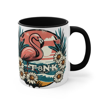 TROPICAL VIBES FLAMINGO MUG- T8NK