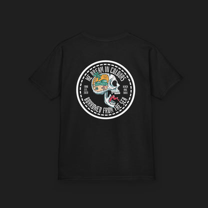 Kids Dream In Colours T-Shirt | Skull Graphic Tee