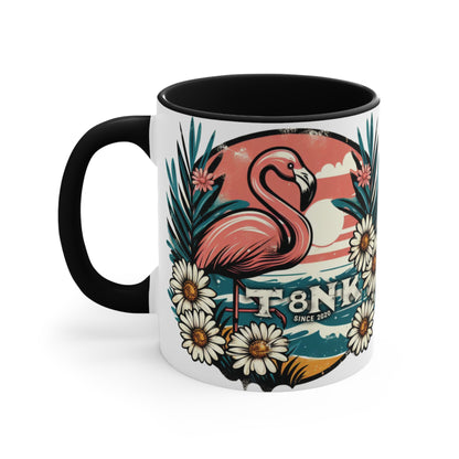 TROPICAL VIBES FLAMINGO MUG- T8NK