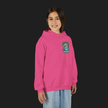 Youth Surf Vibes Hoodie | Beach Bike Skull Wild Since 2020