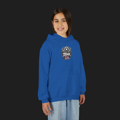 T8NK Girl Youth Hoodie | Beach Bike Skull Graphic Sweatshirt