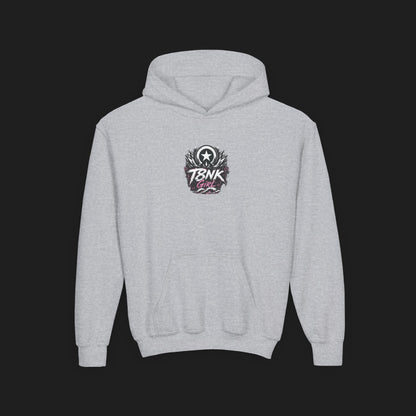 T8NK Girl Youth Hoodie | Beach Bike Skull Graphic Sweatshirt