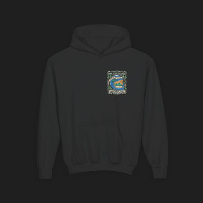 Youth Surf Vibes Hoodie | Beach Bike Skull Wild Since 2020