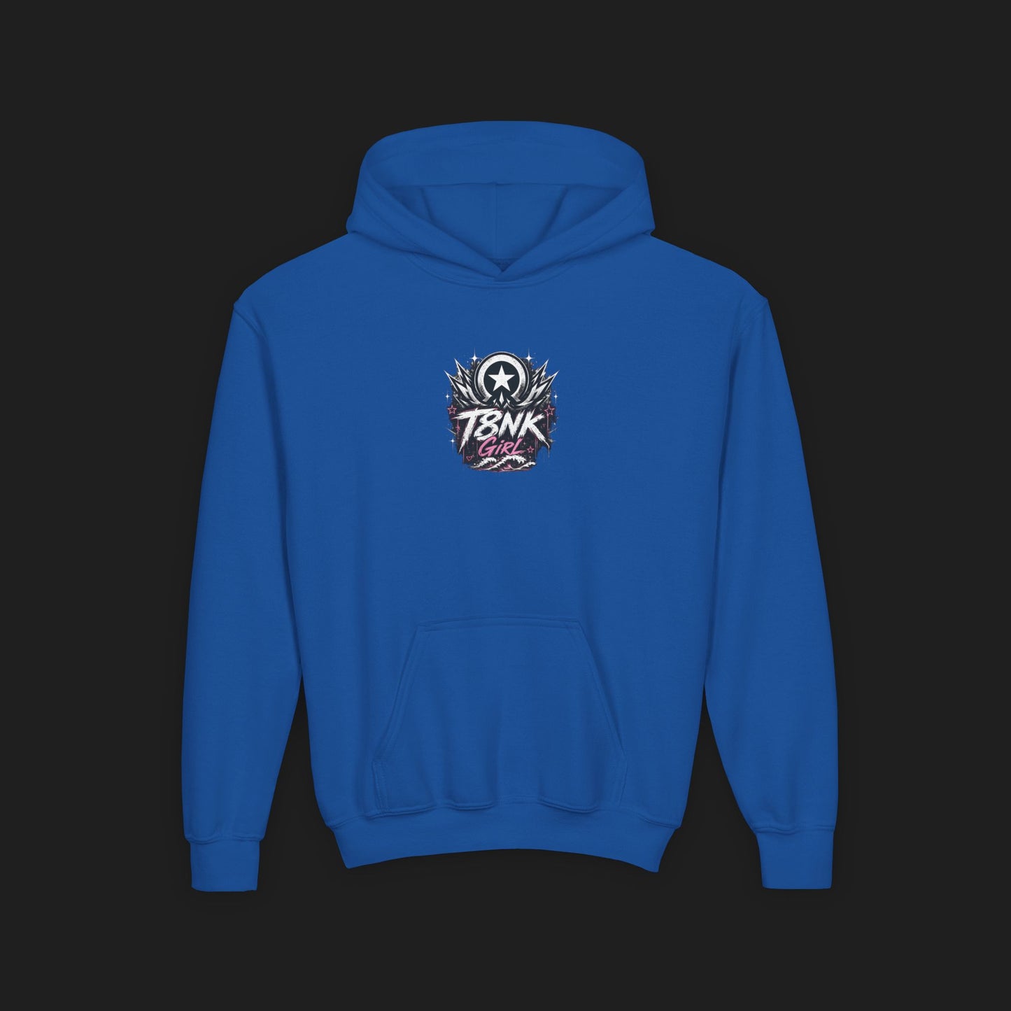 T8NK Girl Youth Hoodie | Beach Bike Skull Graphic Sweatshirt
