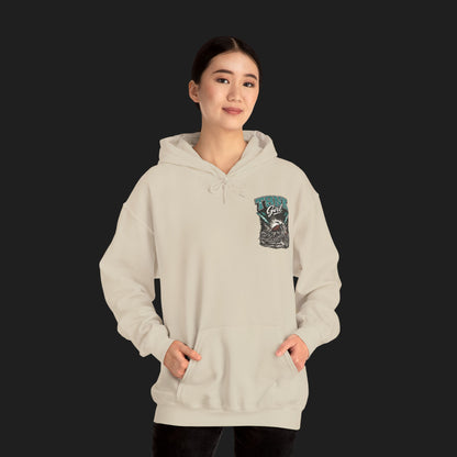 T8NK GIRL | Motorcycle Hoodie - "Waves, Wheels & Wild Hearts" Biker Sweatshirt