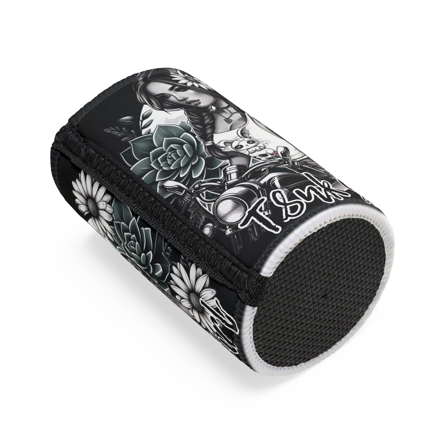 SHE RIDES HER OWN STUBBY COOLER - T8NK GIRL