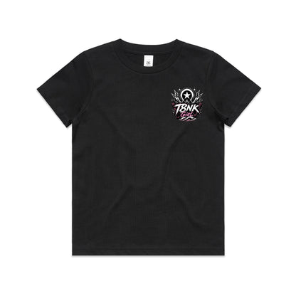 T8NK Girl Beach Bike Skull Tee | Women's Coastal Graphic F-shirt | Wild Since 2020
