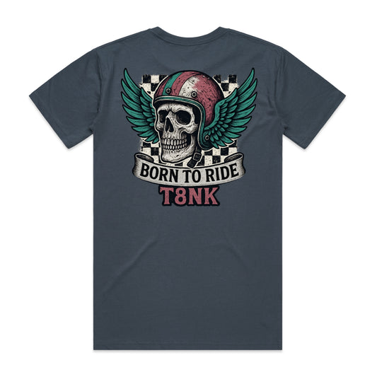 UNISEX FIT BORN TO RIDE TEE