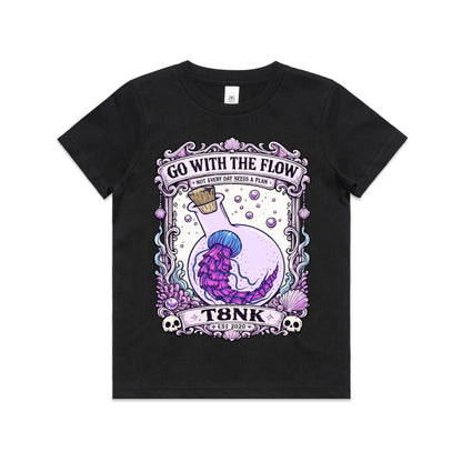 T8NK Go With The Flow Jellyfish Tee | Coastal Ocean Graphic T-Shirt