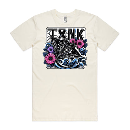 FLOWERFUL MANTARAY UNISEX FIT TEE