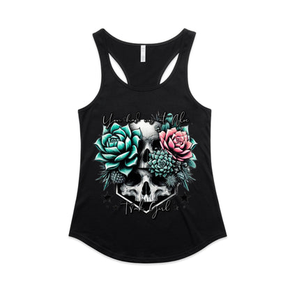 HAD US AT ALOE WOMENS RACERBACK