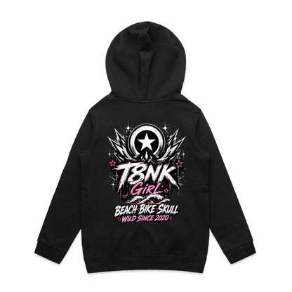 T8NK Girl Beach Bike Skull Hoodie |  Wild Since 2020