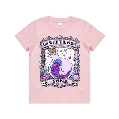 T8NK Go With The Flow Jellyfish Tee | Coastal Ocean Graphic T-Shirt