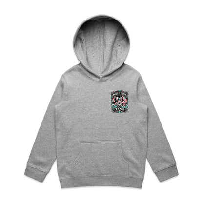 T8NK Raised By The Tide Crab Skull Hood | Coastal Graphic Hoodie