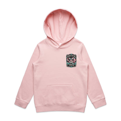 T8NK Raised By The Tide Crab Skull Hood | Coastal Graphic Hoodie