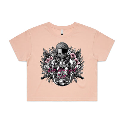 RIDE LIKE A GIRL CROP