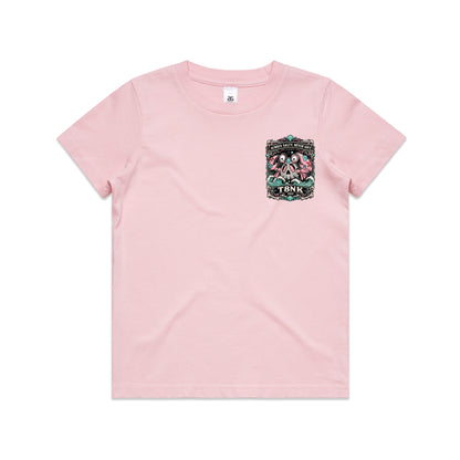 T8NK Always Salty Never Soft Crab Skull Tee | Coastal Graphic T-Shirt
