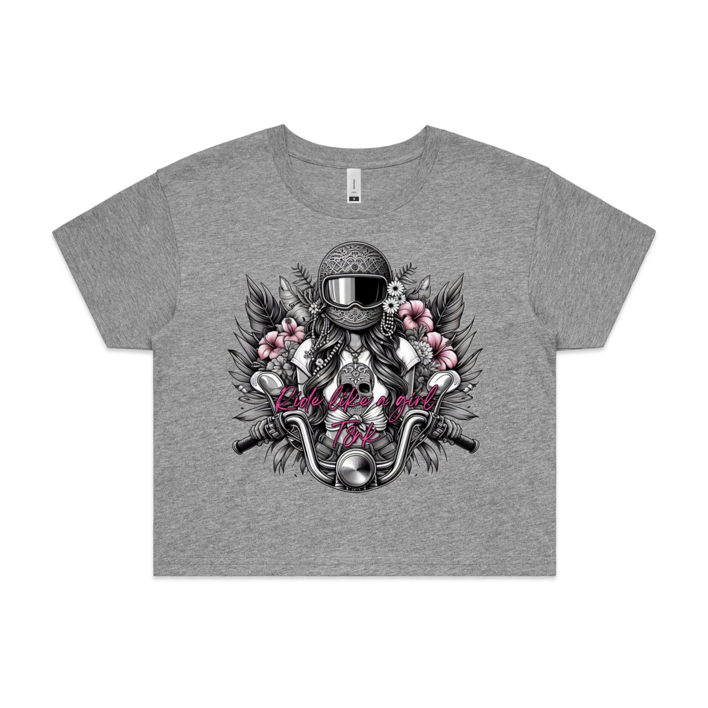 RIDE LIKE A GIRL CROP