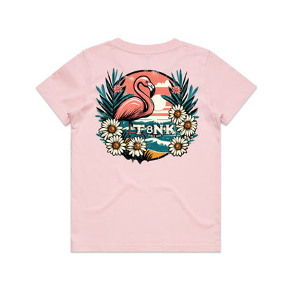 LIVE LOVE FLAMINGO TEE