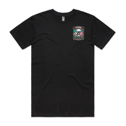 T8NK Forever Chasing The Wave Skull Tee | Vintage Surf Skull Graphic T-Shirt