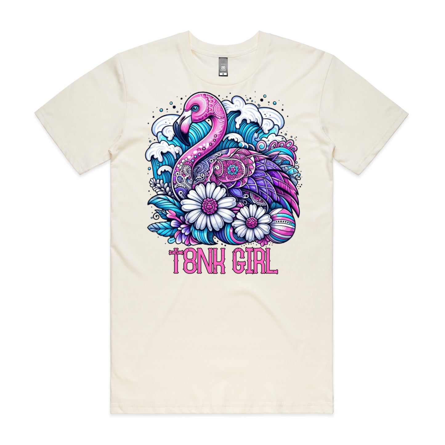 T8NK GIRL FLAMINGO TEE