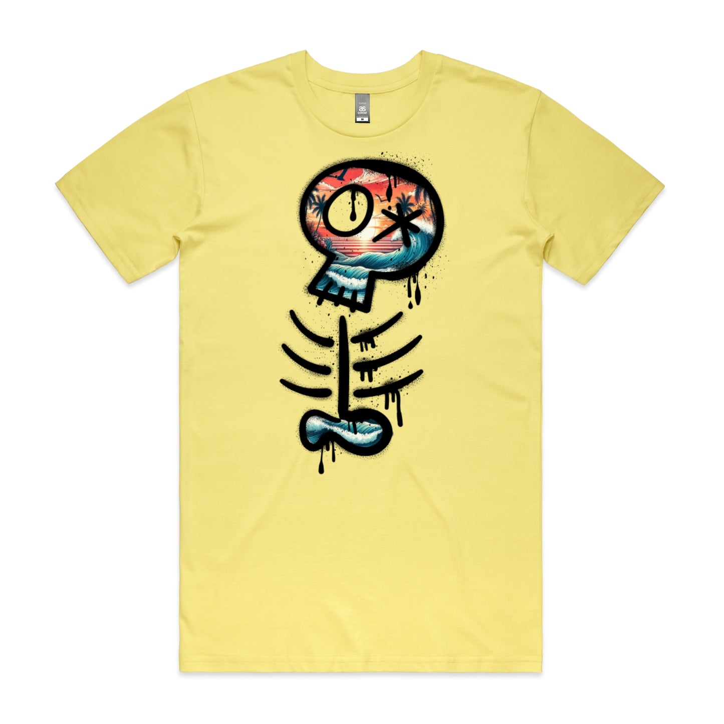 SKELETON WAVES TEE