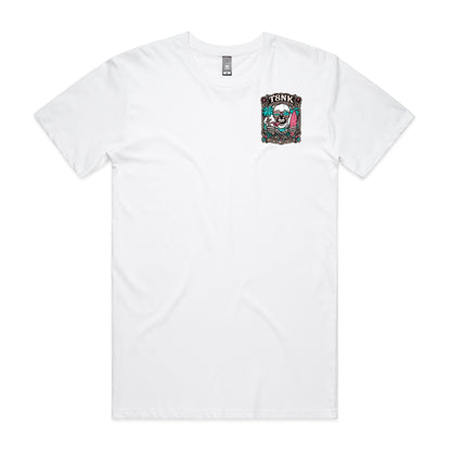 T8NK Forever Chasing The Wave Skull Tee | Vintage Surf Skull Graphic T-Shirt