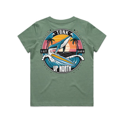 WHALE SURFING KIDS TEE