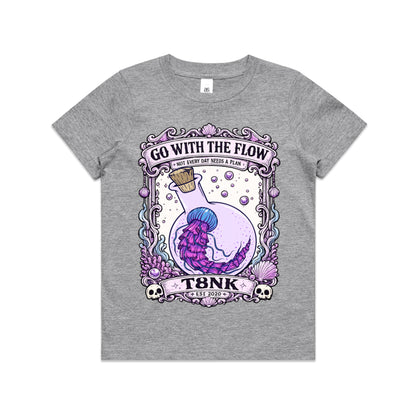 T8NK Go With The Flow Jellyfish Tee | Coastal Ocean Graphic T-Shirt