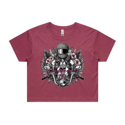 RIDE LIKE A GIRL CROP