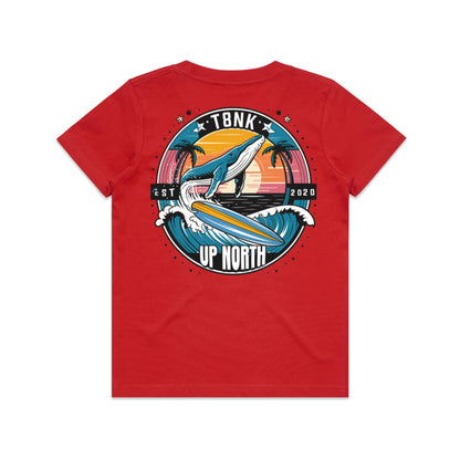 WHALE SURFING KIDS TEE