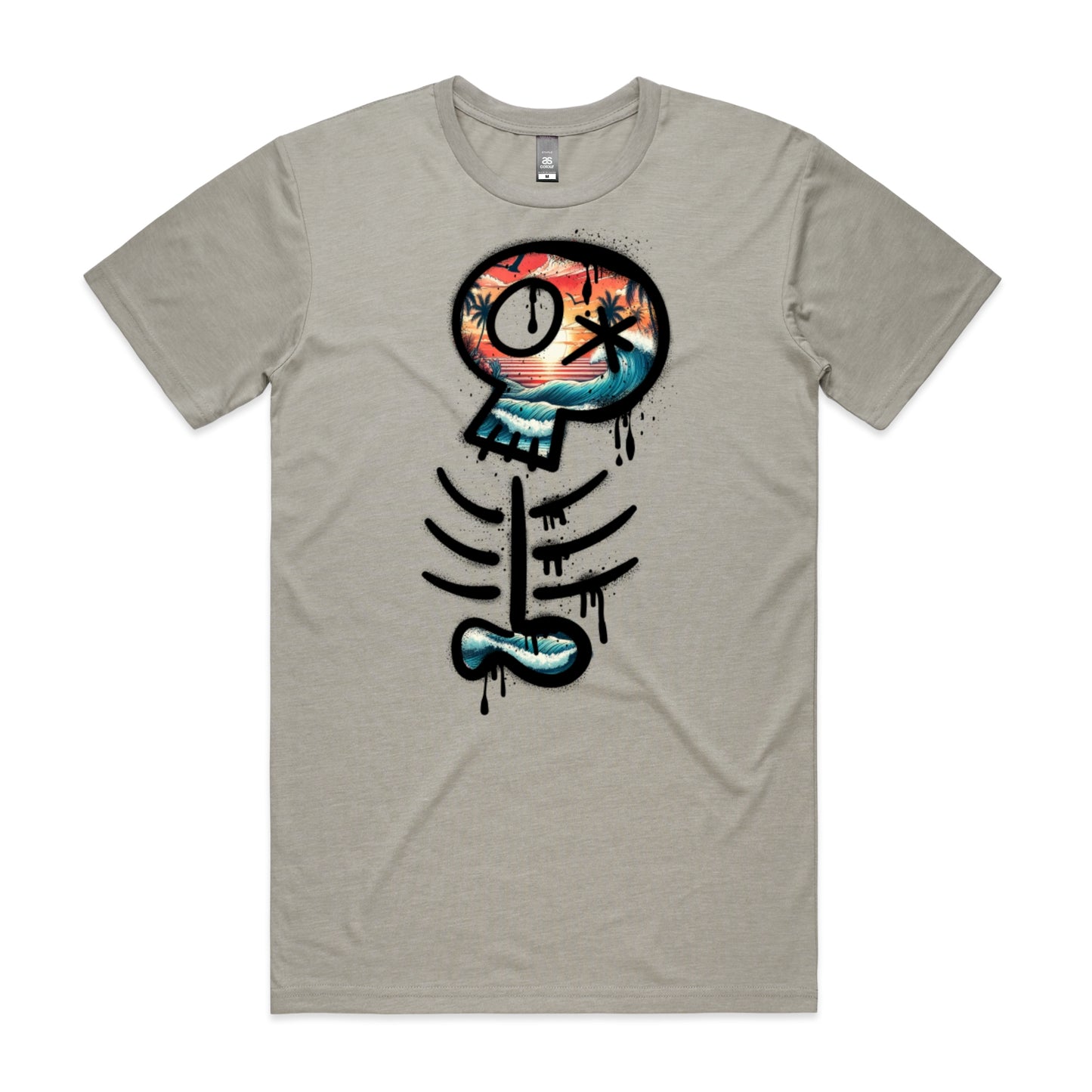 SKELETON WAVES TEE